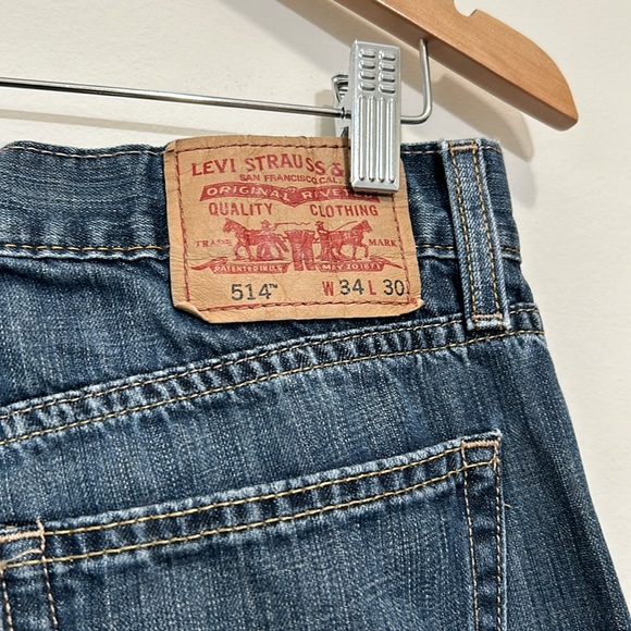 Levi’s 514 Jeans Mens Size 34 Slim Straight - Picture 8 of 11